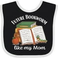thumbnail image 3 of Inktastic Future Bookworm Like My Mom Boys or Girls Baby Bib, 3 of 4