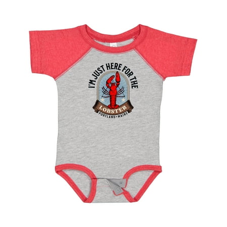 

Inktastic Portland Maine Funny Lobster Lover Gift Baby Boy or Baby Girl Bodysuit