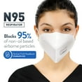 thumbnail image 6 of BNX N95 White Respirator Face Mask, 50-Pack, Model H95W, 6 of 7