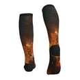 thumbnail image 2 of Bixox Cool Fire Man Print Compression Socks,Compression Socks Women & Men Circulation for Medical,Running,Athletic, 2 of 7