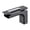 Black, variant on Waterfall Bathroom Faucet, LED Display Sink Mixer Tap with 3-Color Temp Sensing Light, Hot & Cold