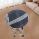thumbnail image 2 of Matsuzay Funda para silla redonda con estampado de barra moderna, cubierta para taburete elástica y elástica, fácil de limpiar, amplia Decoración del hogar castaña de agua 28-40 cm de diámetro, 2 of 6