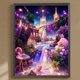 thumbnail image 3 of Pintura de diamante 5D DIY, taladro cuadrado completo, taladro AB parcial, Kit de Dreamland, 35x45cm, 3 of 9