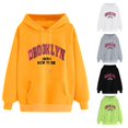 thumbnail image 2 of MSJUHEG Sweat à Capuche pour Femmes Pull Graphique Décontracté à Rayures Contrastées Sweat à Capuche Manches Longues Ample Essentiel pour Femmes, 2 of 5