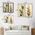 thumbnail image 4 of Designart "Vintage Love Mystery Flowing Illustration I" Modern Geometric Wall Art Set Of 2 - Modern Blue Wall Decor Set Of 2, 4 of 6
