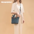 thumbnail image 5 of Montana West Tote Bags for Women Bow Crossbody Purses with Detachable Strap, Lake Blue Green, 5 of 6