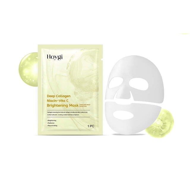 Pisexur Belleza Maquillaje Mascarilla facial hidratante, iluminadora y con vitamina C (25 ml)para mujeres y hombres