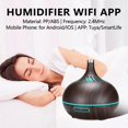 thumbnail image 4 of Smart WiFi Air Humidifier Essential Oil Diffuser Works with Alexa & Google Home Deep Wood EU Plug, 4 of 5