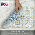 thumbnail image 6 of CounterArt Fresh Tile Pattern 4-Pack Reversible Plastic Tabletop Placemats, 6 of 7