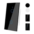 thumbnail image 1 of Interruptor de luz de pared inteligente Wifi de 2 vías con color opcional, 1 of 6