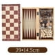 thumbnail image 1 of Aparatos de entretenimiento Juego de ajedrez de madera 3 en 1, juego de backgammon, juego de ajedrez de madera portátil para adultos y niños, 1 of 8