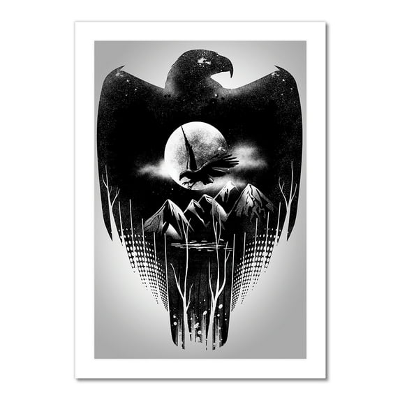 Abstract Horizon Artwork | Choose from Canvas or Art Print | Living Room, Bedroom, Office, Bathroom Wall Decor Art Ready to Hang Para El Hogar Decoracion | 18” x 12”