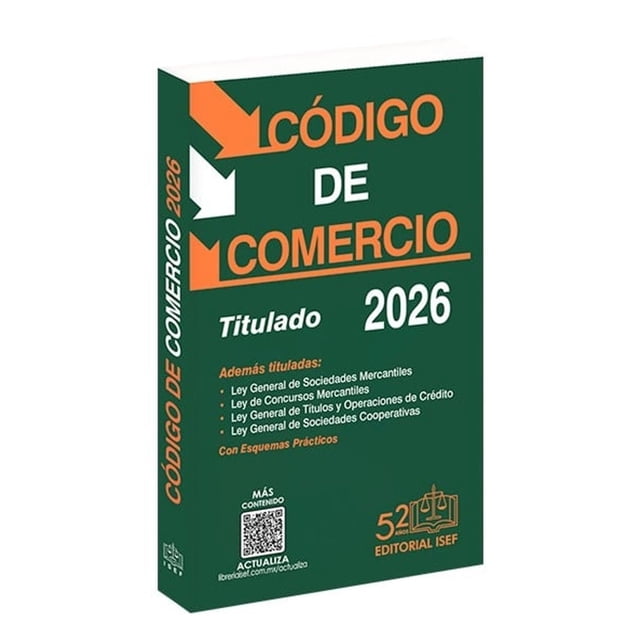 Código De Comercio 2026, de Ediciones Fiscales Isef, ISEF