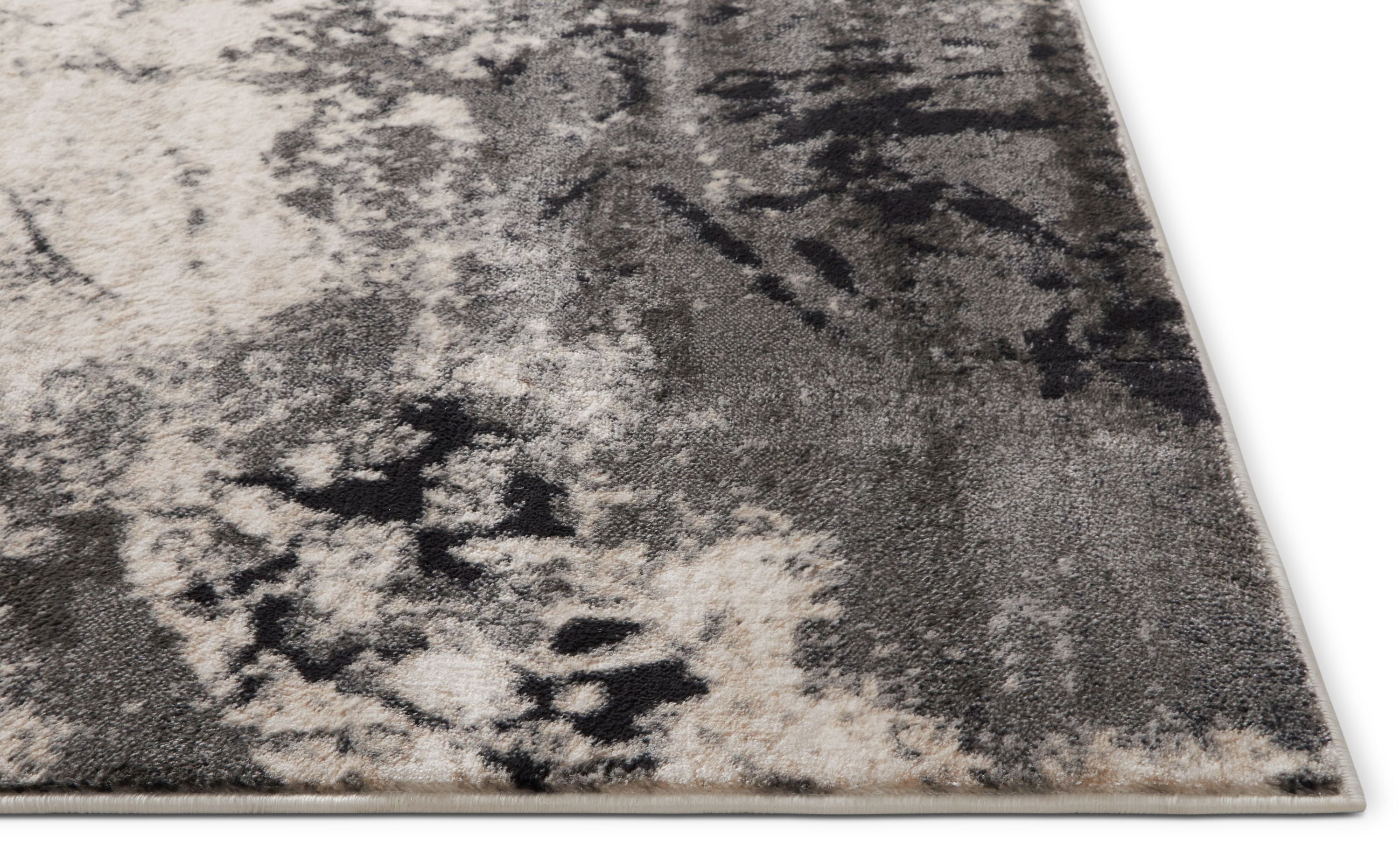 Well Woven LX-67-5 Supurasshu Modern Rug, Grey - 5 ft. 3 in. x 7 ft. 3 in.