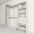 thumbnail image 2 of closet 2 torres con 2 cajones 1.80 x 2.20 m x 39 cm blanco nórdico, 2 of 7