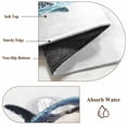 thumbnail image 2 of Cute Killer Whale Round Rug 5ft Washable Circle Kitchen Rugs Non Slip Orca Animal Ocean Retro Artwork Large Area Rug Indoor Floor Carpet for Bedroom Living Room Home Office Dining Room Nursery, 2 of 8