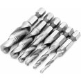 thumbnail image 3 of Juego de brocas helicoidales compuestas métricas de 6 piezas M3 M4 M5 M6 M8 M10 Herramientas manuales para taladrar acero y madera JAMW Sencillez, 3 of 4