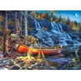 thumbnail image 4 of Buffalo Games Darrell Bush Waterfall Night 1000 Piece Jigsaw Puzzle, 4 of 5