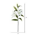 thumbnail image 3 of Vickerman FC170101-2 33 in. Artificial White Real Touch Tiger Lily Stem  2 per Pack, 3 of 3