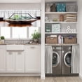 thumbnail image 5 of LALILO Kitchen Curtains and Valances Set of 3 36" Succulent Window Treatment Tiers for Window Decor, 5 of 5