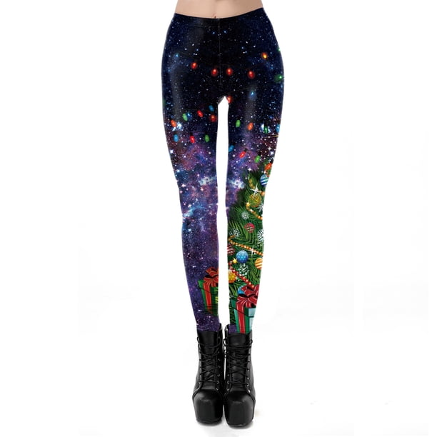 Nadanbao-mallas elásticas de encaje para mujer, pantalones largos, medias divertidas, Sexy, Feliz Navidad, fiesta de vacaciones
