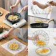 thumbnail image 4 of Dosaele Collapsible Colander  Foldable Frying Basket  Chip Basket for Frying  Stainless Steel Cooking Strainer for Filtering of French Fries and Other Foods Silver, 4 of 9