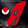 thumbnail image 3 of GSA Chief Oil Painted Magnetic Ring Stand For Samsung Galaxy S22 Plus Red, 3 of 3