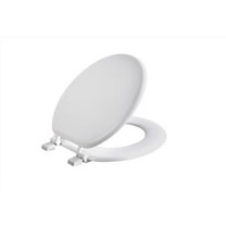 Oakbrooke 4027440 Collection Round White Wood Toilet Seat