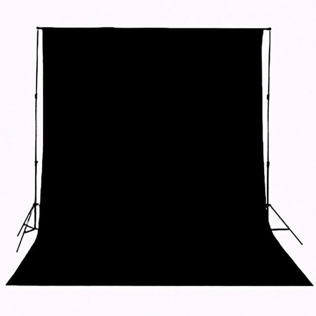 Telón de fondo HMTFoto, tela duradera negra de 1,5 x 2,1 m para fotografía