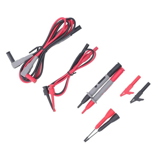 Digital Multi Meter Clamp Tester, Wide Application Multimeter Test Cables Kit 10Pcs For Testing