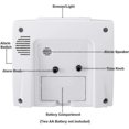 thumbnail image 5 of Analogue Alarm Clock For Elderly,quiet Non Ticking With Snooze And Backlight,crescendo Loud Alarm,big Numbers For Easy Reading,battery Operated,white, 5 of 5