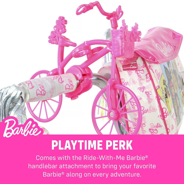 barbie princess 20 bike with helmet Barbie 12- Inch Girls Bike by Dynacraft for Kids Ages 3-5 Years