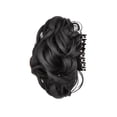 thumbnail image 1 of Extensions de Cheveux Synthétiques Chignon Désordonné Pince à Cheveux Ondulée Bouclée Queue de Cheval Postiche, 1 of 6