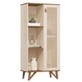 thumbnail image 1 of Armario Moderno Moveis Neón Con Estante Interno Y Patas De Madera Color Beige, 1 of 5