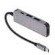thumbnail image 3 of Hub USB, estación de acoplamiento 4 en concentrador de interfaz multimedia de alta definición, expansor de puerto USB, durabilidad mejorada, 3 of 8