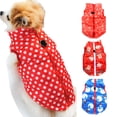 thumbnail image 2 of Pet Coat, Christmas Pet Clothes, Dog Winter Warm Coat with Zipper Leash Hook Cold Weather Jacket for Puppy Small Dog Cat, 2 of 8