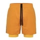 thumbnail image 1 of pstuiky Pantalones cortos de gimnasio para hombre, Pantalones cortos deportivos de verano dos en uno para hombre, para correr, entrenar y fitness, con cuadros pequeños y lisos., 1 of 2