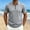 Gray, variant on Mens Polo Shirts Short Sleeve Casual Textured Beach Shirt Vintage Golf T Shirts Old Money Tops Big and Tall Size S-3XL White