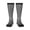 2 Black-1, variant on Women's Knee High Socks Black White Checkered Pattren Thermal Soft Knee Long Socks