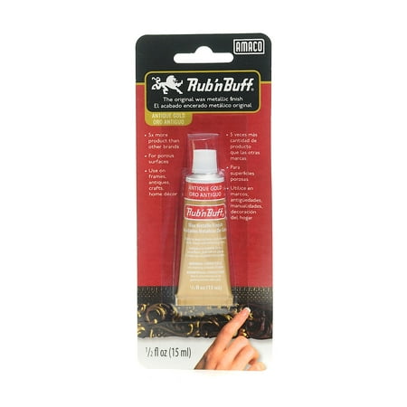 UPC: 0804551969928 | The Original Wax Metallic Finish antique gold (pack of 3)