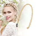 thumbnail image 4 of Unique Bargains 1 Pc Braided Hair Chain Fashion Braid Hair Accessories for Women Vintage Gold Tone, 4 of 5