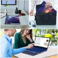 thumbnail image 7 of Sleeve Case for 13.3" Samsung Galaxy Book Flex 13.3 NP930QCG / Samsung Galaxy Chromebook 13 XE930QCA - PU Leather Portfolio Book Cover, Galaxy, 7 of 7