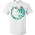 thumbnail image 3 of Inktastic Christmas Dragon with Candy Cane T-Shirt, 3 of 5