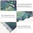 thumbnail image 5 of FORMRS Womens Scarf Winter Soft Long Big Warm Shawls Wrap Tassel Scarves, Moonlight Forest, 5 of 9