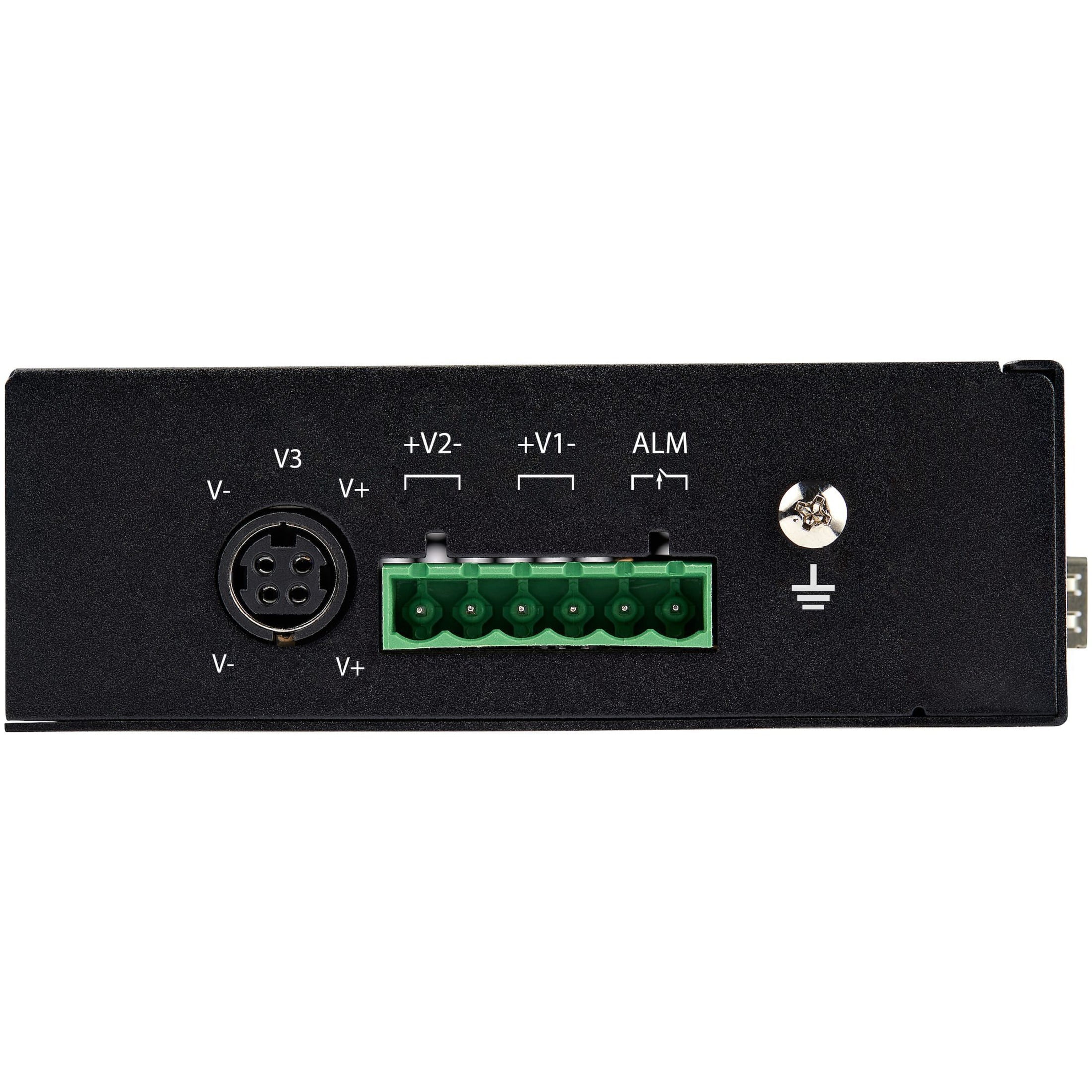 StarTech Industrial 5 Port PoE +2 SFP Gigabit Ethernet Switch IES1G52UPDIN