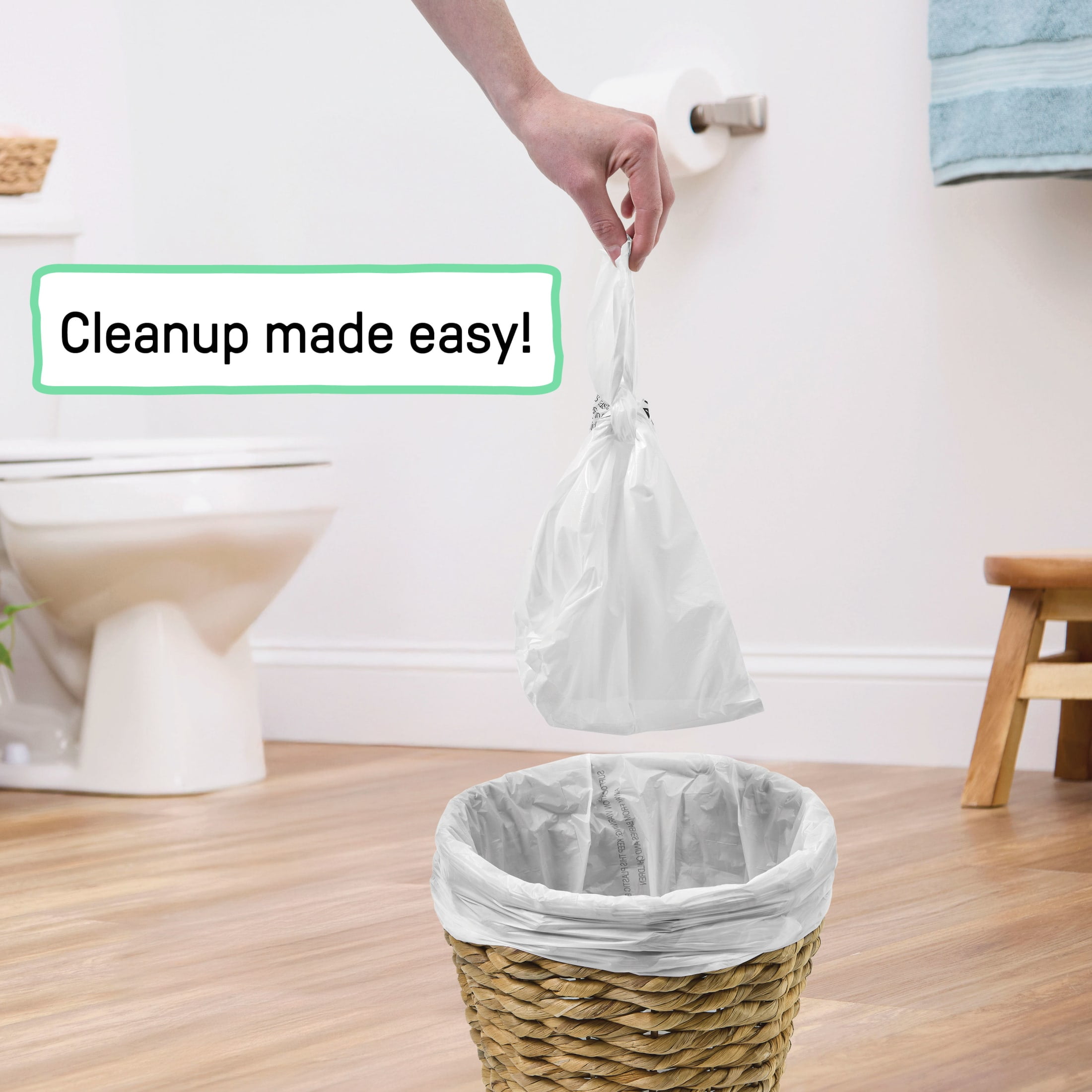 Ingenuity™ Replacement Potty Liners – 30 Count, Disposable, Leak-Resistant, Tie-Top Bags