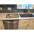 thumbnail image 3 of Yellow Rooster Greeting the Day Dish Drying Mat, 3 of 7