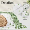 thumbnail image 3 of St. Patrick's Day Pillow Covers 16"x24", Spring Farmhouse Luck Leaves Falling Soft Brushed Microfiber Breathable Throw Pillow Covers, Decorative Pillowcase with Zipper for Couch Sofa Bedroom, 3 of 9