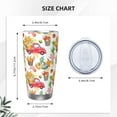 thumbnail image 4 of Goofa Autumn Harvest Truck for 20 oz Skinny Tumbler Stainless Steel Coffee Mug Slim Vacuum Insulated Travel Cup Car Cup-Straw Two-piece Set, 4 of 8