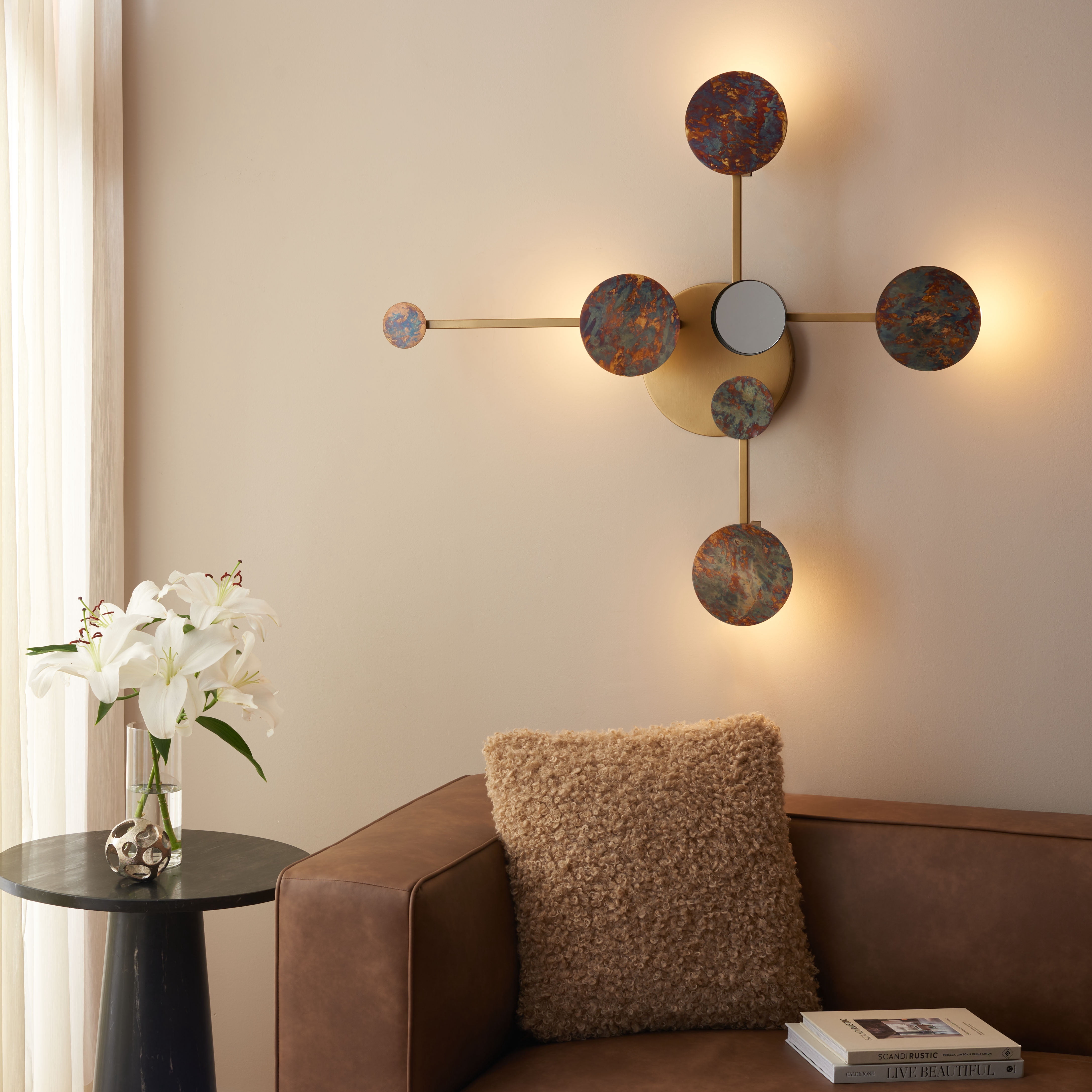 Safavieh Emera Modern Antique Brass Iron Wall Décor